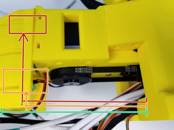 At this point, you will notice that the most of the cables are way longer than the Anchor can hold. '''Therefore we need to cut them to certain length