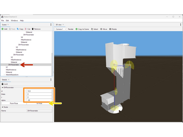 The DH parameters will be wildly different from your new model.