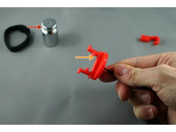 The groove of the 100g weight...