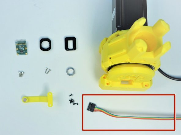 Also prepare 6-pin Ribbon Cable F/O - Brown to Blue {sensor 1 Shoulder} - [365mm]