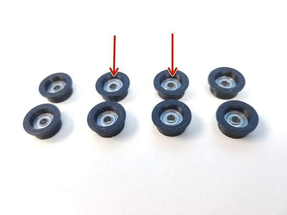 Insert MF83 Bearings into the Bearing Sleeves