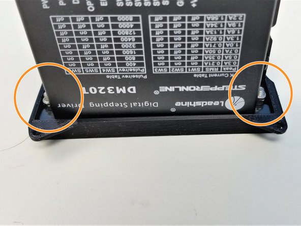 One driver at a time, secure the drivers to the adapter using M3 Nylock Nuts, use Needle Nose Plier to hold the nuts.