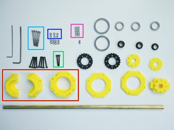 Prepare the following components: