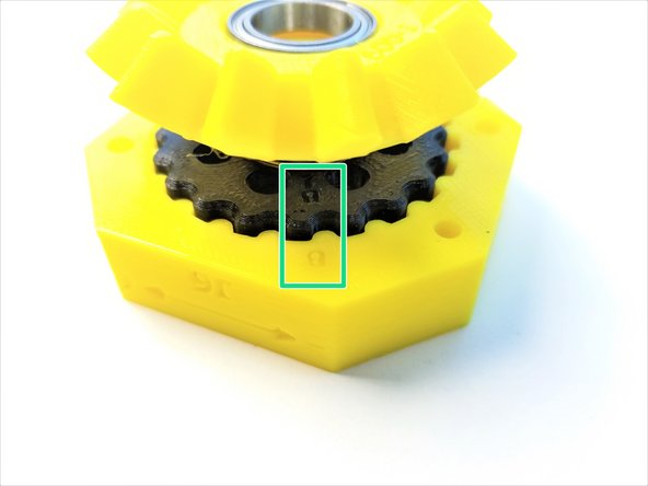 Make sure there are sharpie marks on the side of the Rotors where it lines up with &quot;T&quot; and &quot;B&quot; on the rotors