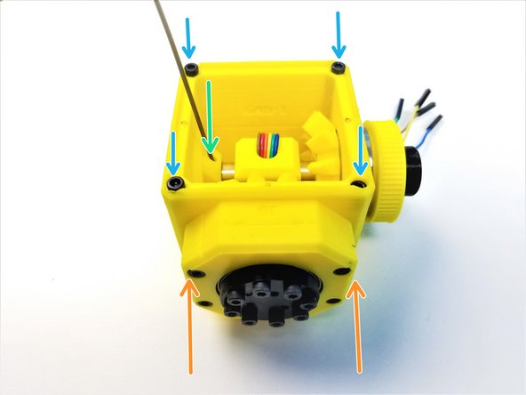 Hand Sensor Chip should be facing the Hand Gearbox