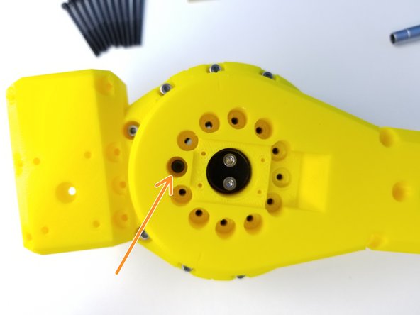 Insert M3x45mm Screws all the way through