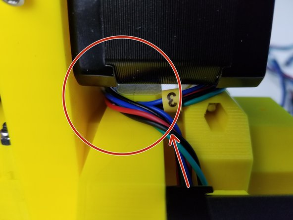 Feed the Motor 4 &amp; Motor 5 Cables through the same opening that Motor 3 Cables went through in the last step