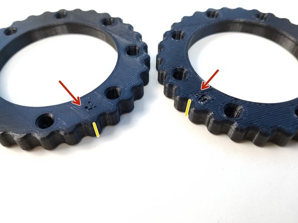 Rotors are labeled &quot;T&quot; for Top and &quot;B&quot; for Bottom