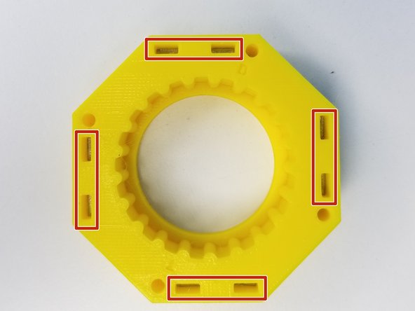 Insert M3 Square Nuts on the 5Bb Rotor Housing