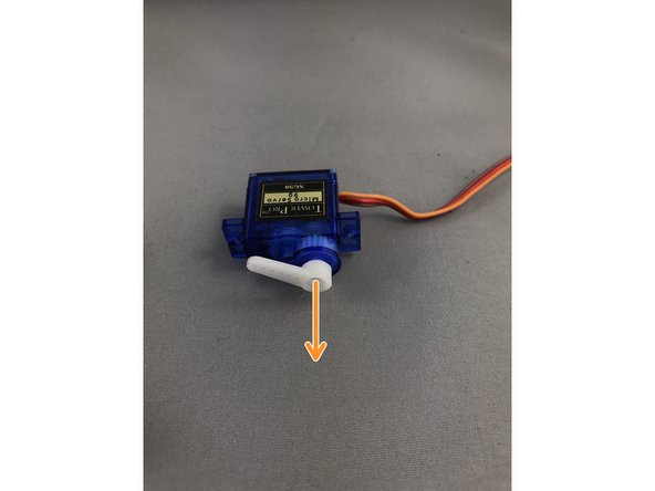 Turn the servo motor gently to the left, until it hits restriction point. Then remove servo arm.