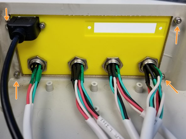 Use the M3 Nylock Nuts on the inside of the case but don't tighten it too much. Case wall Adapter should be able to slide along the wall