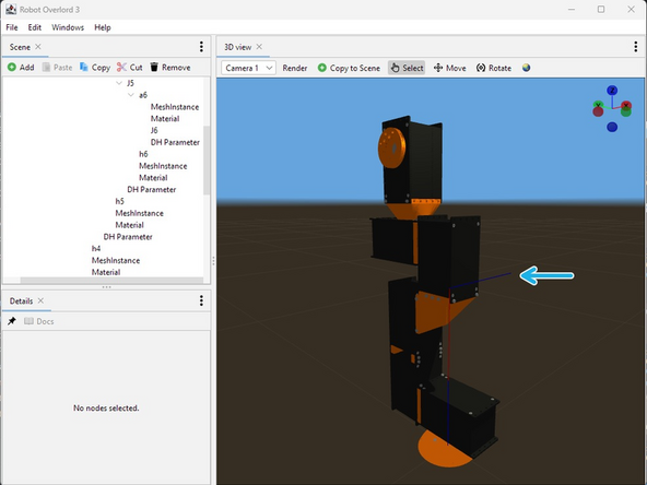 In the Scene tab next to each MeshInstance there is a Material node.