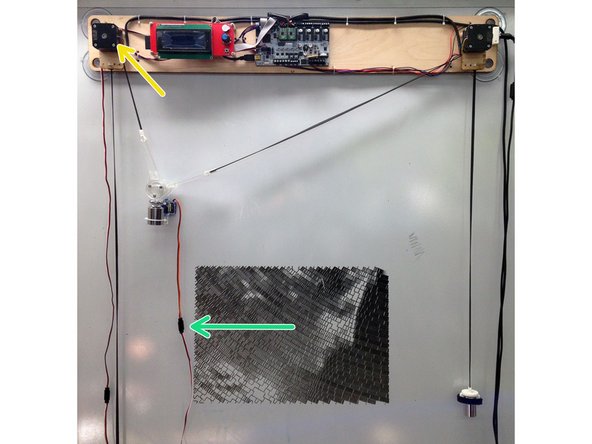 Connect servo cable.