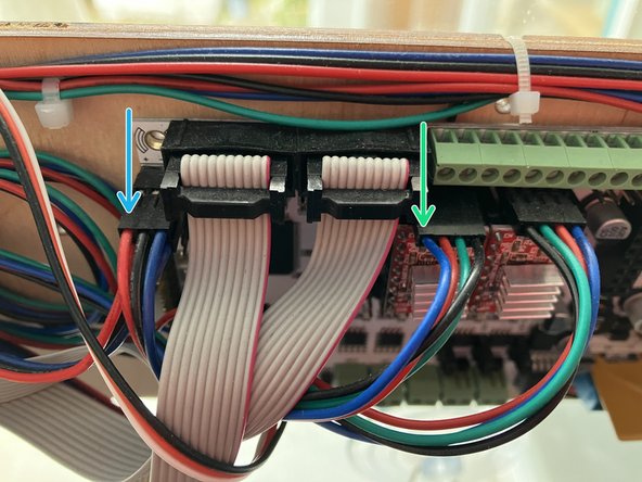 Connect the limit switch wire to the X-  limit switch pin with ONE extension cable.  Note the red wire from the limit switch is on the left.  Make sure your extension cable does not reverse this connection or the robot may not turn on.
