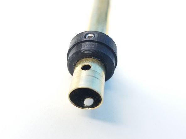 Insert and align the Concentric Cam's Set Screw hole to the furthest of 3 holes on the brass tube and secure it using a M3 Set Screw