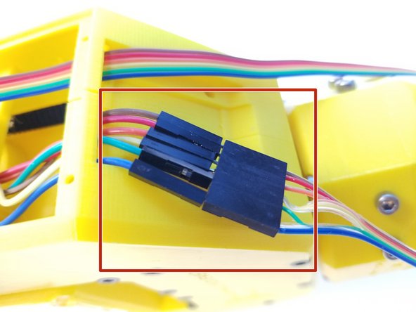 Connect the Hand Sensor Cable Extension to the Wires that comes out of the Picasso Box {Hand Sensor}