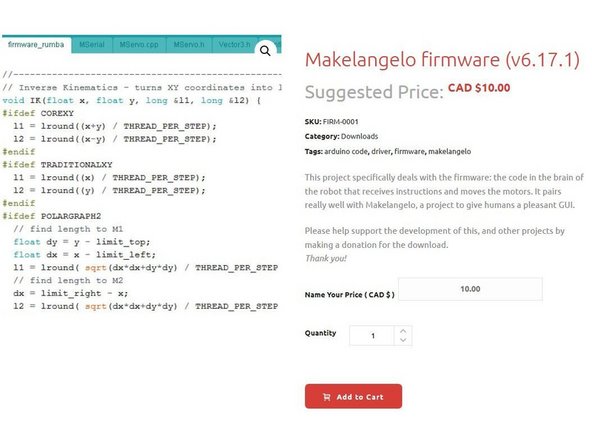 Download the stable release from https://www.marginallyclever.com/product...