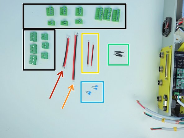 Prepare the following components: