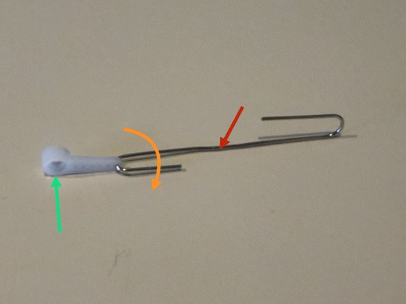 The servo package includes one smaller screw.