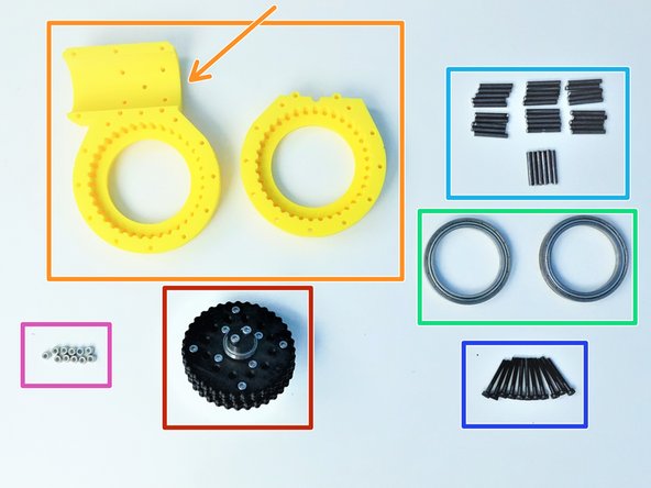 Prepare the following components: