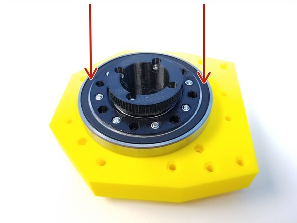 Insert the Rotors in the Anchor Gearbox Housing while maintaining the alignment