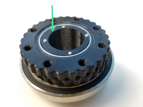 Align the Eccentric Cam with the Bottom Shaft Cam and partially screw the M3x35mm Screws