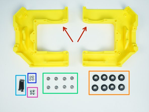 Prepare the following components: