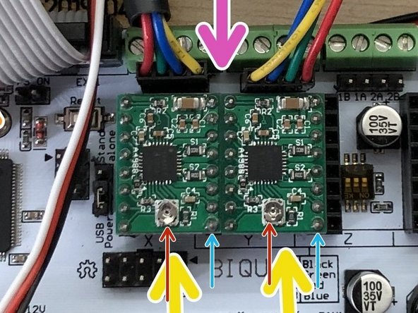 Adjusting drivers with power on - or even a large static charge from a metal tool - can kill them.   Never turn the voltage dial with power on. Never plug/unplug motors  with power on. Never plug/unplug drivers with power on.  If possible use a plastic tool.
