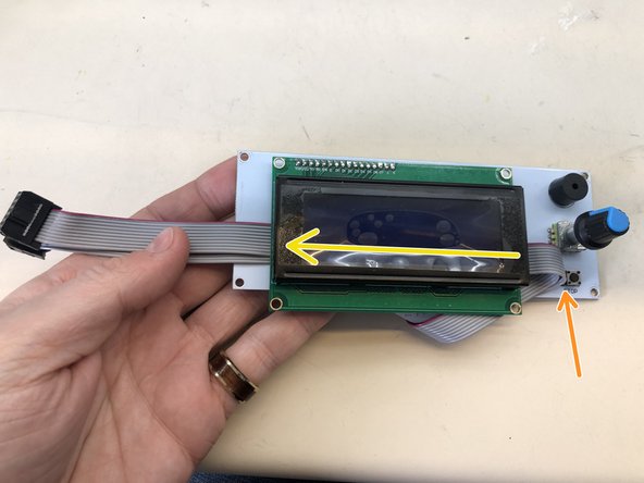 Fold over the cable...