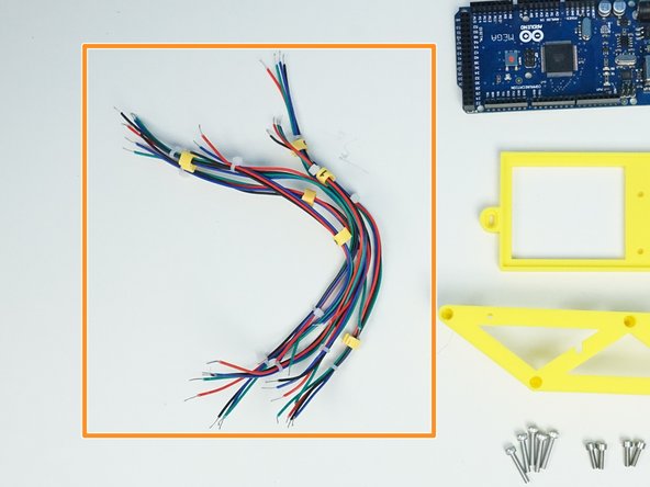 Length of each 4-pin 22AWG wires are listed as below: