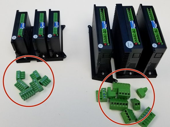 Pull all the Screw Terminal Blocks off from the Drivers