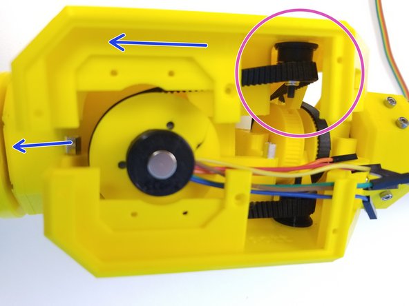 Take the Belt off of the Gearbox Pulley if you need to.