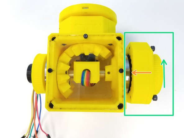 Insert the Picasso Output pins to the Picasso Gearbox