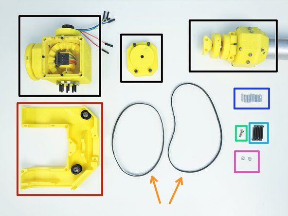Prepare the following components: