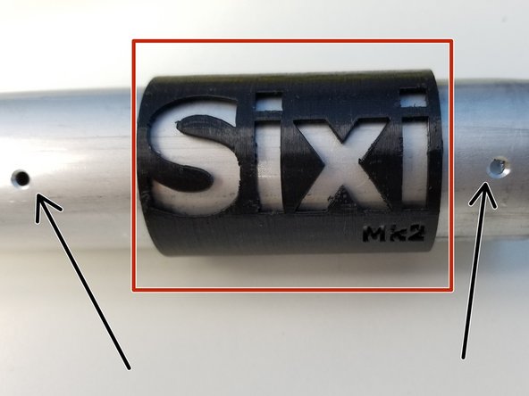 Notice that looking at it from the side, one end of the Machined Aluminum Pipe has 2 holes and the other end has 1 holes, the end with the 2 holes is the Elbow Tail End