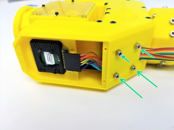 The Hand Sensor Connector is below the Wrist Sensor Cable