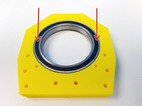 Insert 6813 Bearing into the Anchor Top Bearing