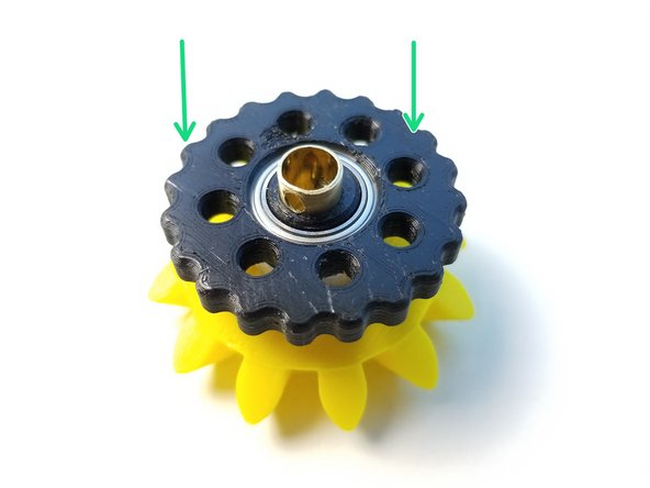 Make sure the Set Screw goes in just enough for the bearing to slide over  NO MORE!!