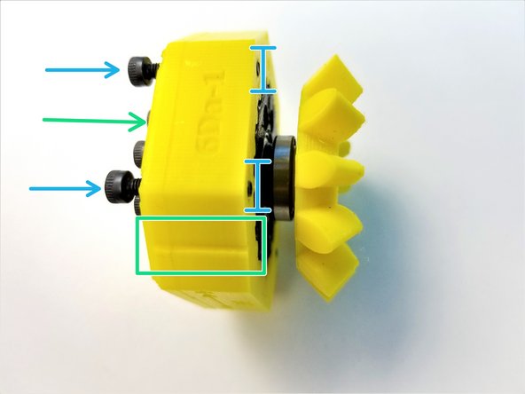Slide in the Top Housing to 6706 Bearings on the Output Disk and align the Top &amp; Main Housings along the alignment markers