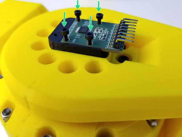 Secure the Sensor Holder using M2x6mm Screws