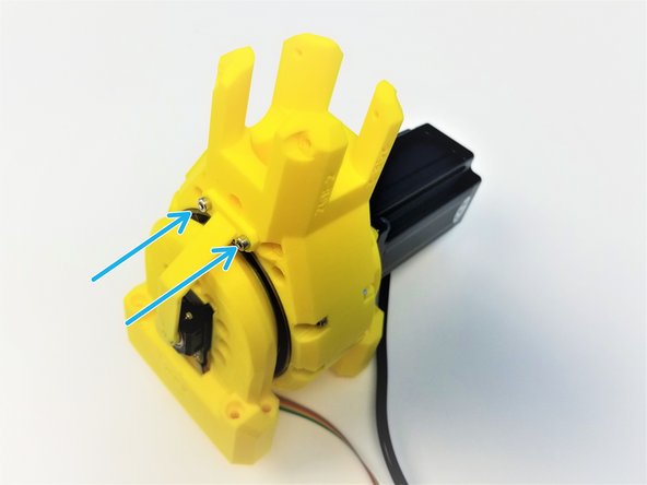 Use M3x8mm Screws to secure the Magnet holder to the Shoulder Gearbox Top