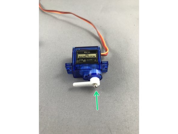 install the arm so it is parallel with the servo, refer to picture 3, and lastly, insert little screw to secure servo arm.