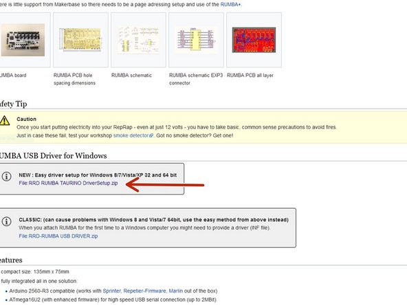 Makelangelo robot uses the RUMBA control board in the robot.  To talk to your computer you may need to install a driver.