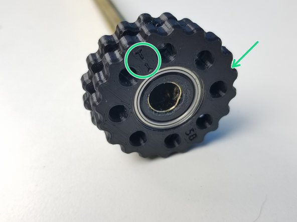 Insert the 6702 Bearing to the Concentric Cam