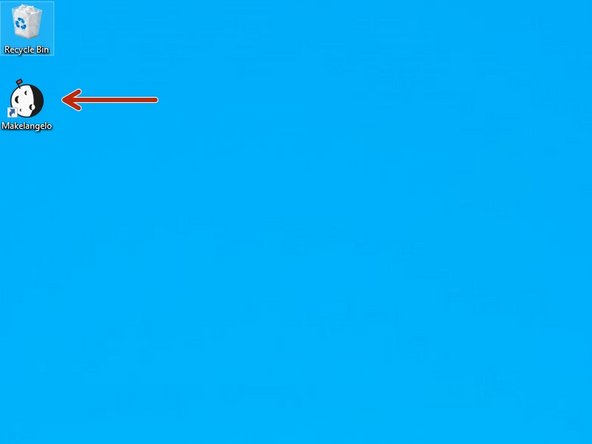 Double click on the app in your PC.