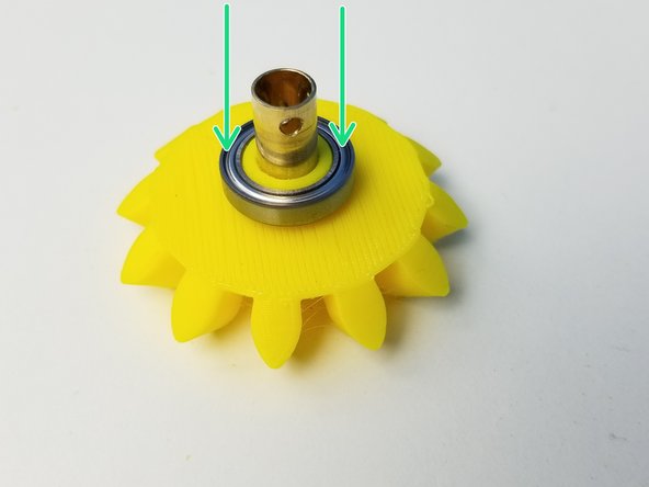 Make sure the Set Screw goes in just enough for the bearing to go on, NO MORE THAN THAT