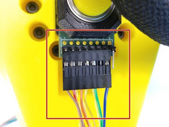 Connect Elbow Sensor Cable to the Sensor as shown in the picture