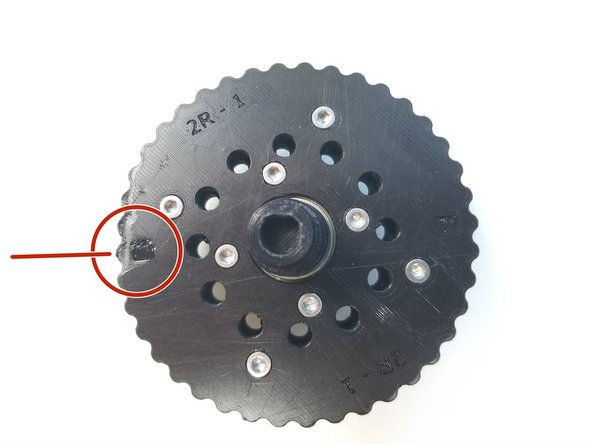 Notice that there are 2 &quot;T&quot; Labels on the T rotor, and same with B rotor with &quot;B&quot; Labels