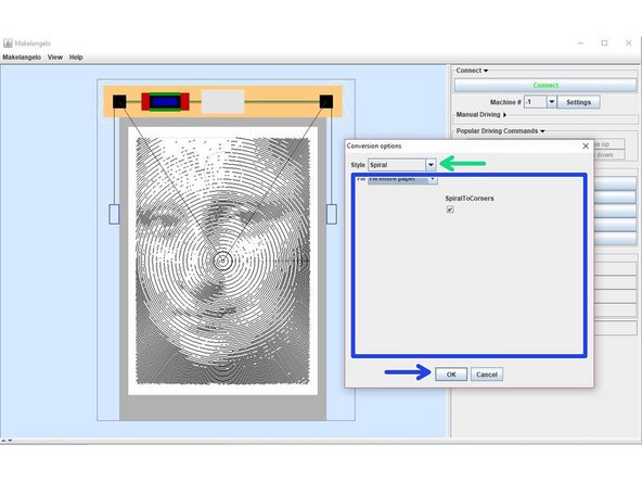 Play with Conversion Options until the preview looks appealing.  There are several major styles.