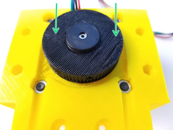 Align the D-Cut on the Motor Shaft and on the Pulley